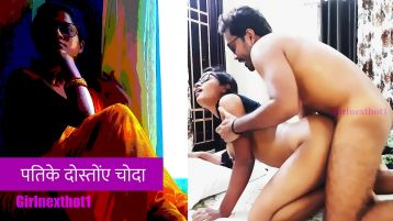 Husband's Friends Fucked  Hindi Sex Story